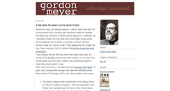 Desktop Screenshot of gordonmeyer.com