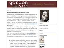 Tablet Screenshot of gordonmeyer.com
